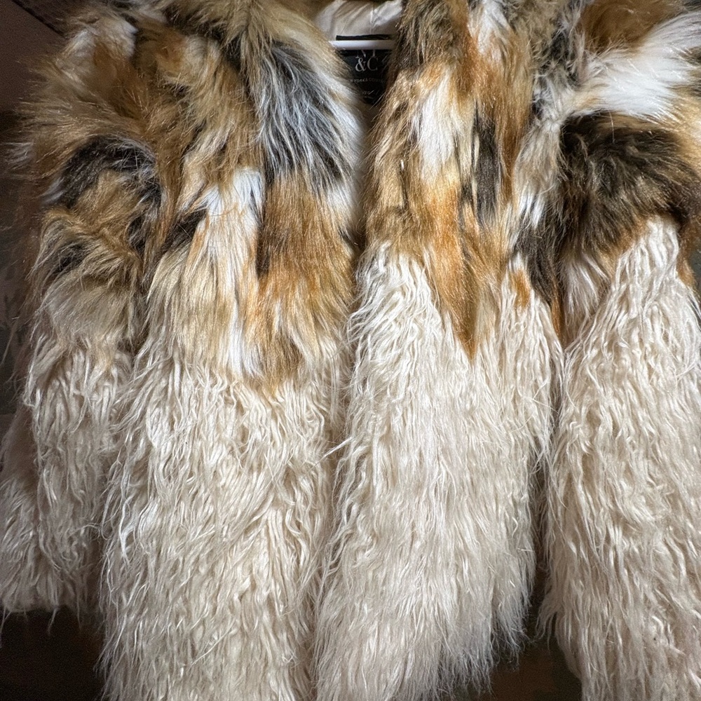 Faux Fur Multicolor Jacket